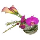 Centre de Table Fleuron Orchidée (diam 10cm)